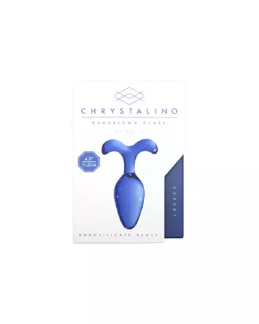Plug anal en verre élégant Chrystalino by Shots, sextoy durable et hypoallergénique-3