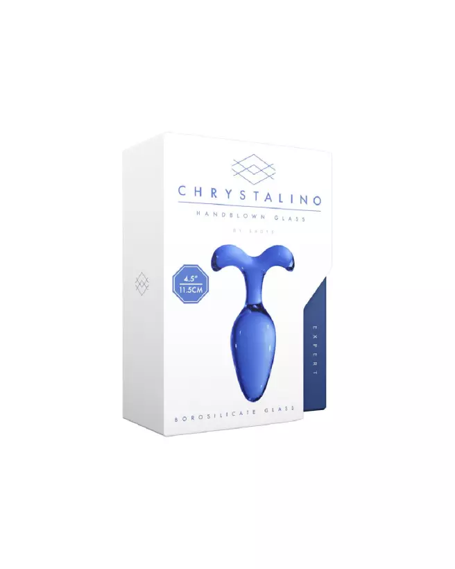 Plug anal en verre élégant Chrystalino by Shots, sextoy durable et hypoallergénique-4