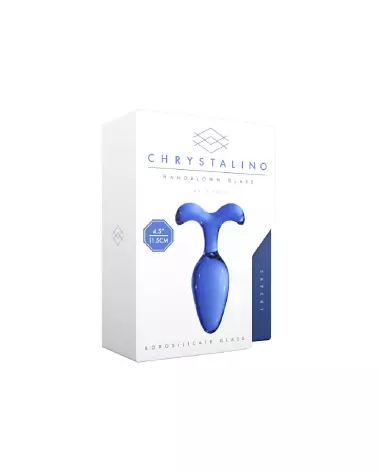 Plug anal en verre élégant Chrystalino by Shots, sextoy durable et hypoallergénique-4