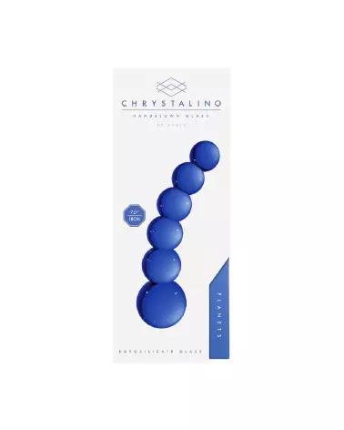 Dildo en verre Planets de Chrystalino by Shots pour sensations uniques-4