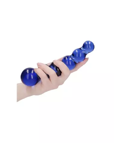 Dildo en verre Planets de Chrystalino by Shots pour sensations uniques-6