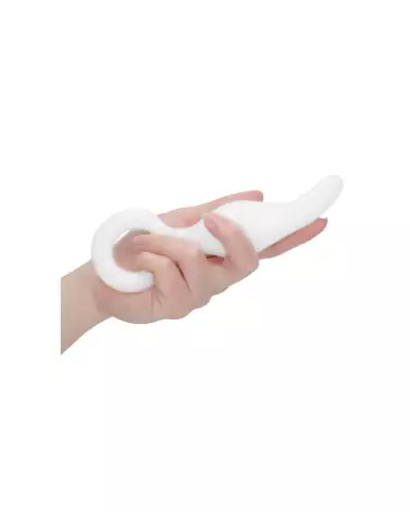 Gripper Glass Dildo with Ring de Chrystalino, sextoy en verre avec anneau-7