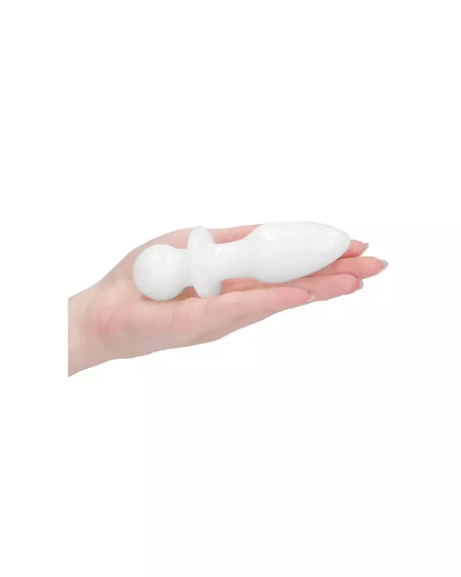 Rocker Glass Dildo Chrystalino by Shots - Sextoy en Verre Haut de Gamme-7