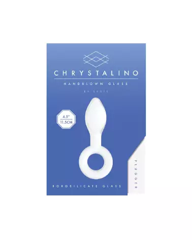 Plugger Glass Dildo de Chrystalino - Sextoy en Verre Haut de Gamme-3
