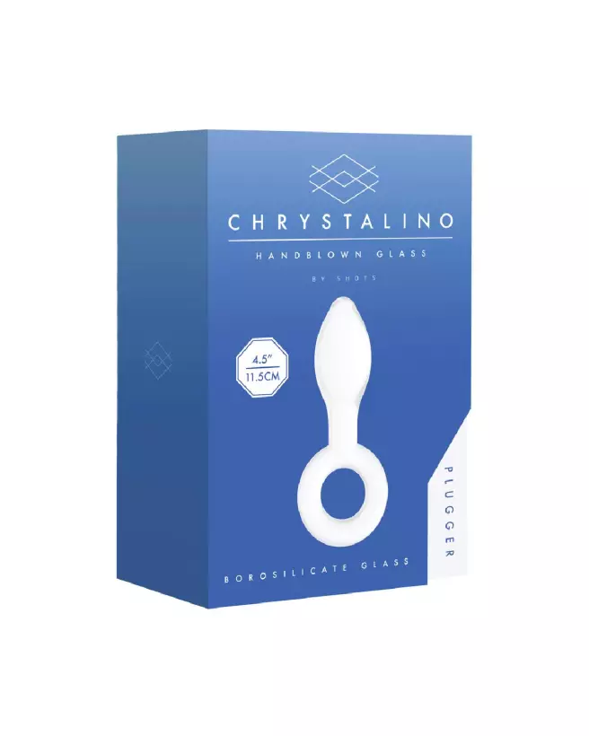 Plugger Glass Dildo de Chrystalino - Sextoy en Verre Haut de Gamme-4