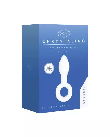 Plugger Glass Dildo de Chrystalino - Sextoy en Verre Haut de Gamme-4