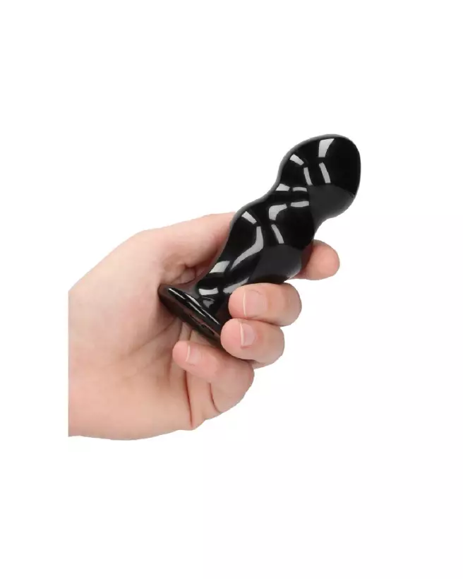 Plug anal en verre Rimly Chrystalino avec ventouse et vibrations-7