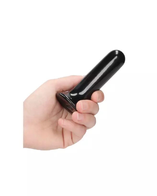 Image de Thumby Smooth Glass Vibrator with Suction Cup par Chrystalino by Shots, sextoy en verre premium-7