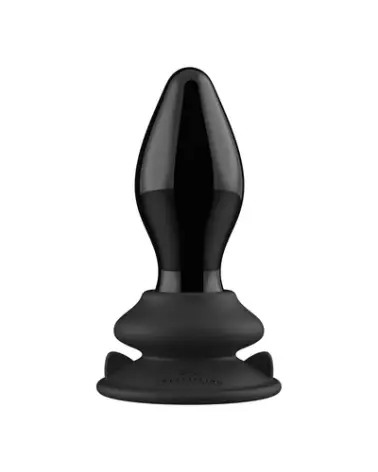 Image du Stretchy Glass Vibrator avec ventouse par Chrystalino, sextoy en verre élégant et sécuritaire-1