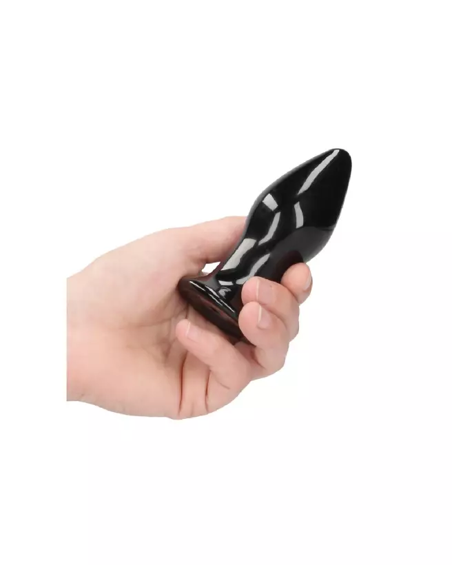 Image du Stretchy Glass Vibrator avec ventouse par Chrystalino, sextoy en verre élégant et sécuritaire-7