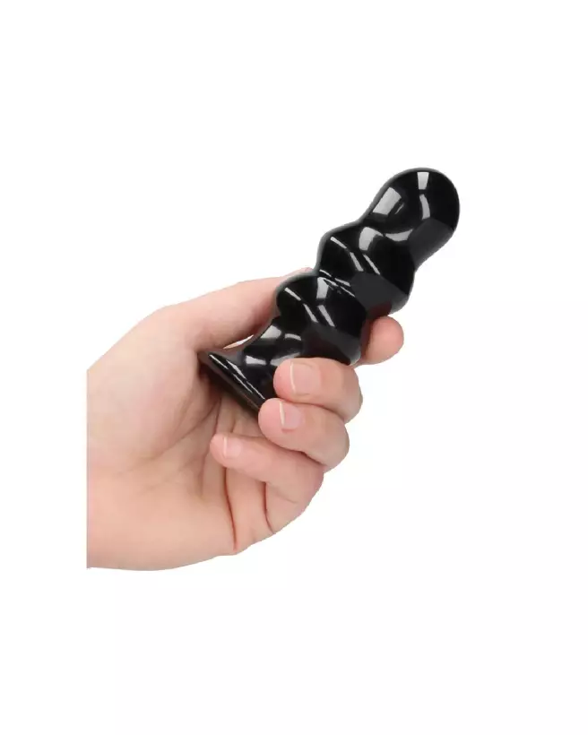 Chrystalino Ribbly Glass Vibrator with Suction Cup Detail-7