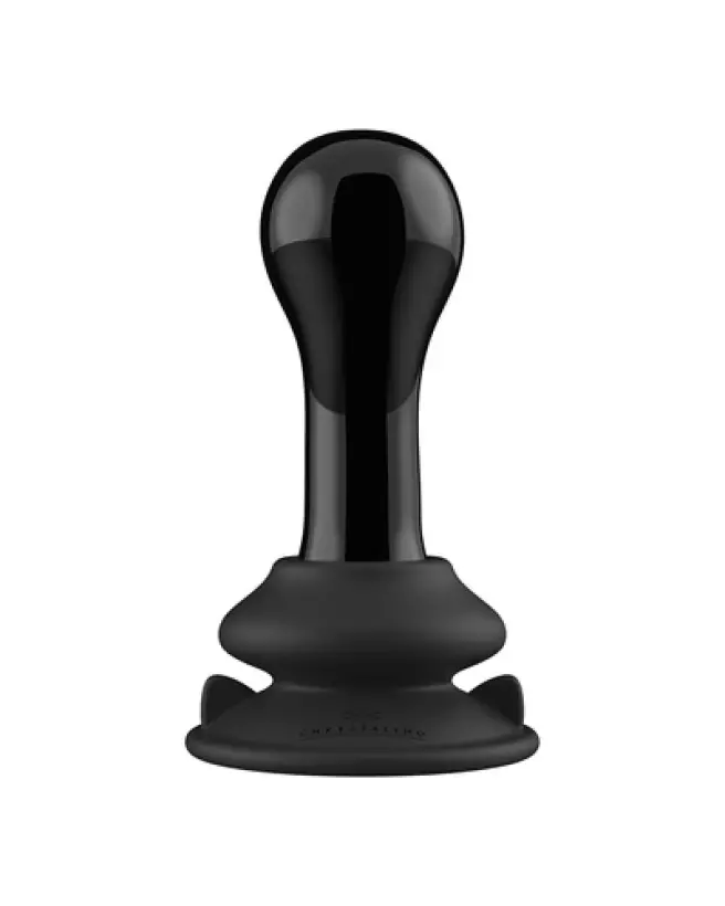 Image du Globy, vibromasseur en verre avec ventouse de Chrystalino-1