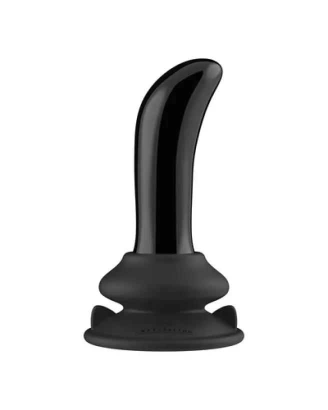 Vibromasseur en verre Prickly Chrystalino pour stimulation du point G avec télécommande-1