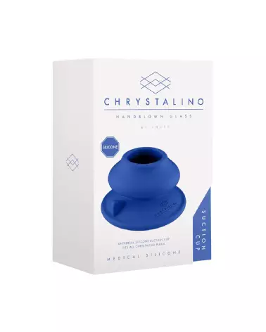 Ventouse en silicone Chrystalino by Shots pour sextoys en verre-2