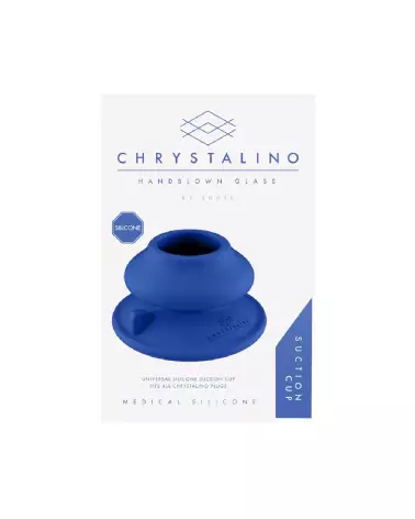Ventouse en silicone Chrystalino by Shots pour sextoys en verre-3