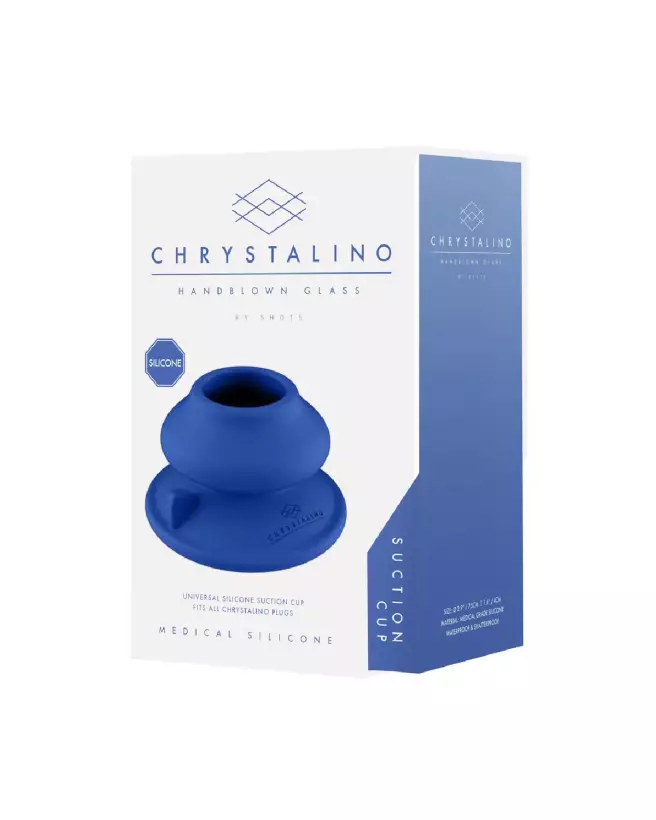 Ventouse en silicone Chrystalino by Shots pour sextoys en verre-4
