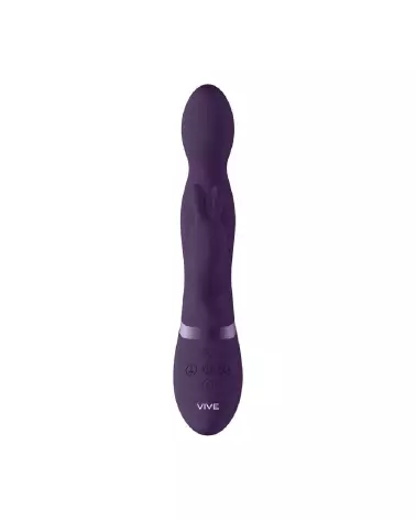 Image du Vive Rotating Rabbit Vibrator Purple, sextoy de luxe ergonomique-5