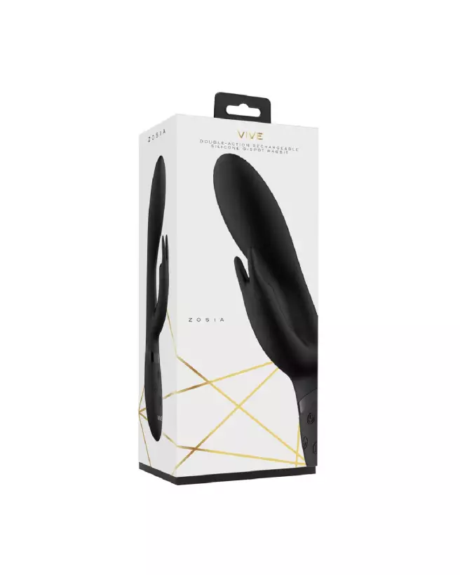 VIVE Zosia Classic G-Spot Rabbit Vibrator in Black-2