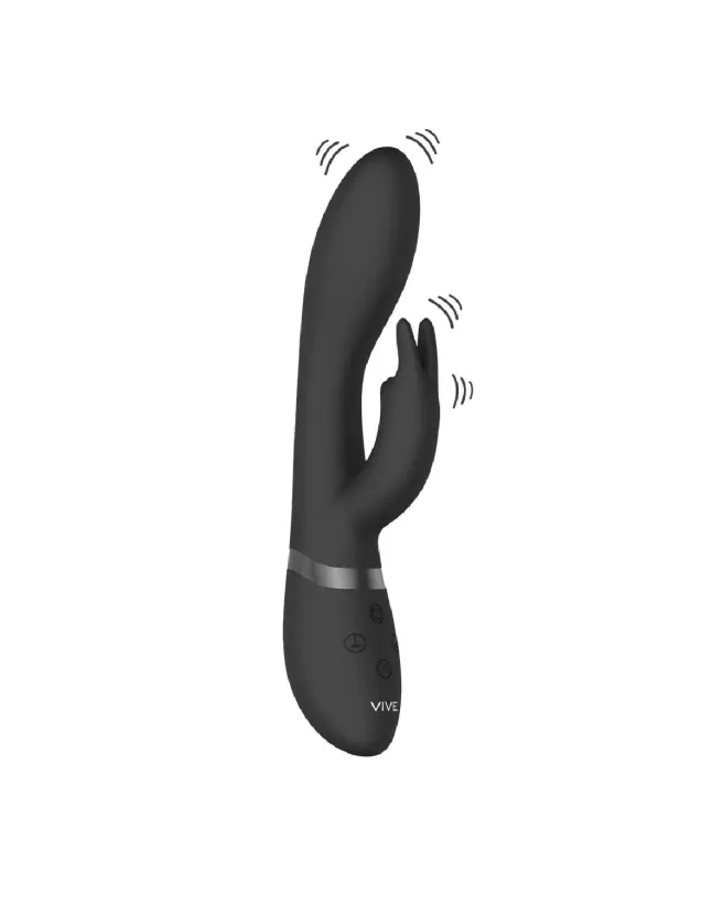 VIVE Zosia Classic G-Spot Rabbit Vibrator in Black-4