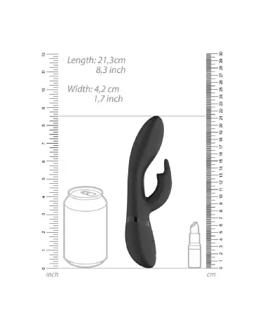 VIVE Zosia Classic G-Spot Rabbit Vibrator in Black-7