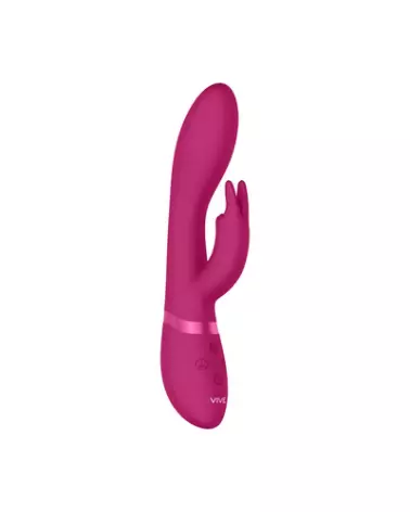 Image du Zosia Classic G-Spot Rabbit Pink par VIVE by Shots, sextoy rose pour stimulation point G et clitoridienne-1