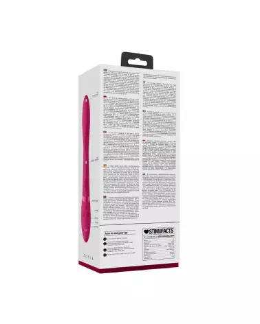 Image du Zosia Classic G-Spot Rabbit Pink par VIVE by Shots, sextoy rose pour stimulation point G et clitoridienne-3