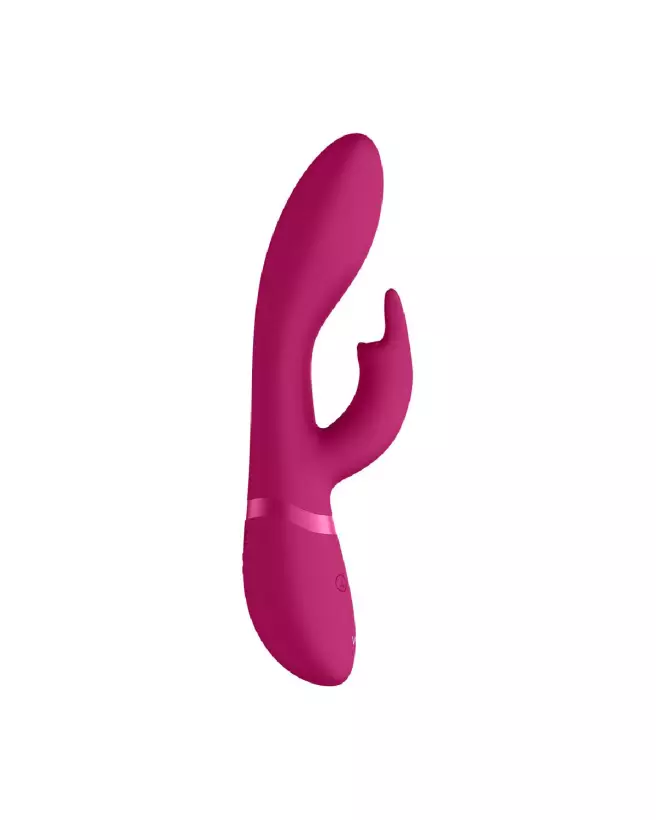 Image du Zosia Classic G-Spot Rabbit Pink par VIVE by Shots, sextoy rose pour stimulation point G et clitoridienne-6