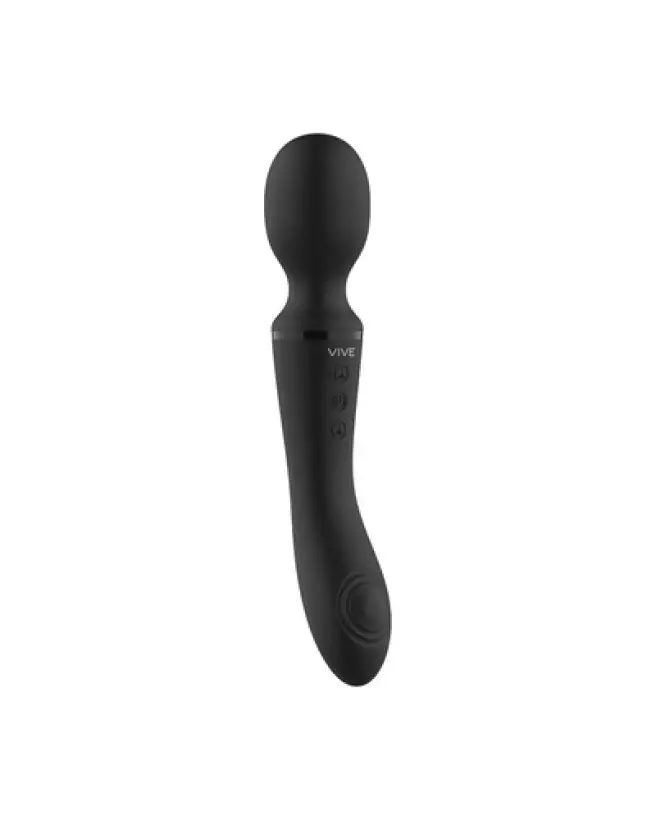 Enora Wand Vibrator Black by VIVE Shots - Vibrations Intenses-1