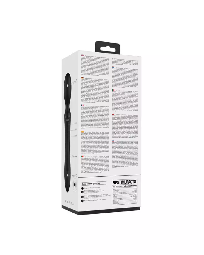 Enora Wand Vibrator Black by VIVE Shots - Vibrations Intenses-3