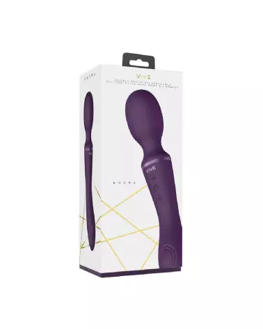Image du Wand Vibrator Enora Purple par VIVE, vibromasseur ergonomique et élégant-2