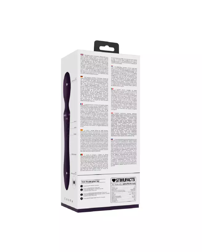 Image du Wand Vibrator Enora Purple par VIVE, vibromasseur ergonomique et élégant-3