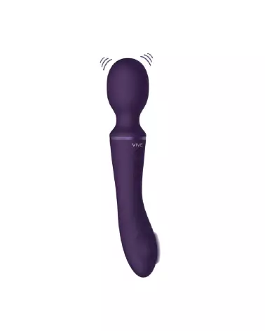 Image du Wand Vibrator Enora Purple par VIVE, vibromasseur ergonomique et élégant-4