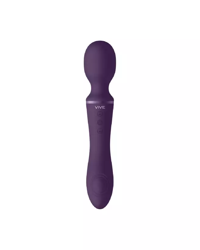 Image du Wand Vibrator Enora Purple par VIVE, vibromasseur ergonomique et élégant-5