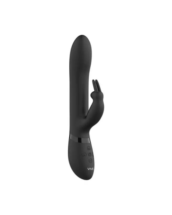 Photo du produit Amoris Stimulating Beads Rabbit Black par VIVE by Shots, jouet intime de luxe-1