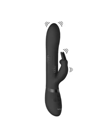 Photo du produit Amoris Stimulating Beads Rabbit Black par VIVE by Shots, jouet intime de luxe-4