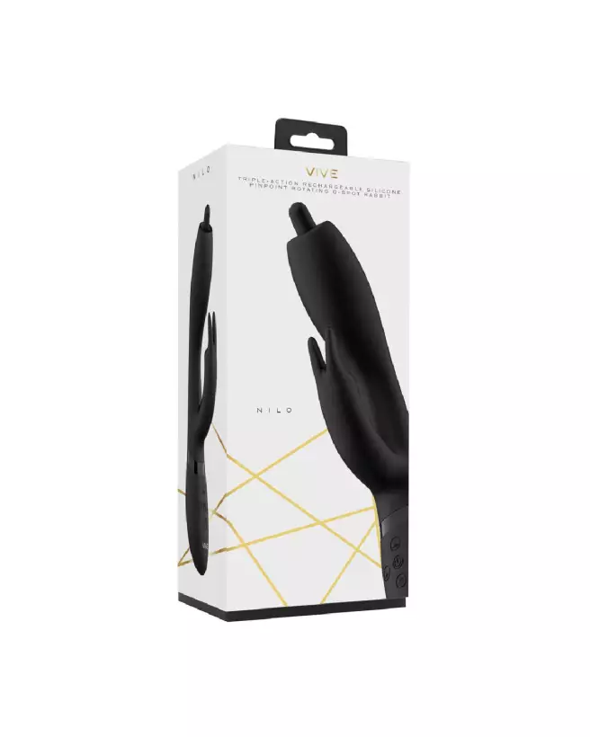 VIVE by Shots Nilo Rabbit Noir pour Stimulation du Point G-2