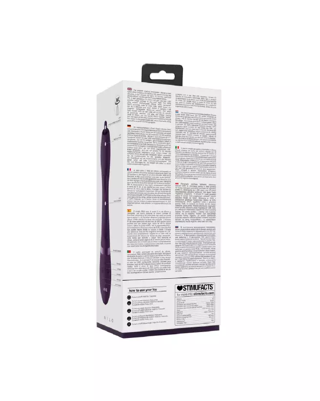 VIVE by Shots Nilo G-spot Rabbit Vibrator Purple Image-3