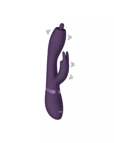 VIVE by Shots Nilo G-spot Rabbit Vibrator Purple Image-4