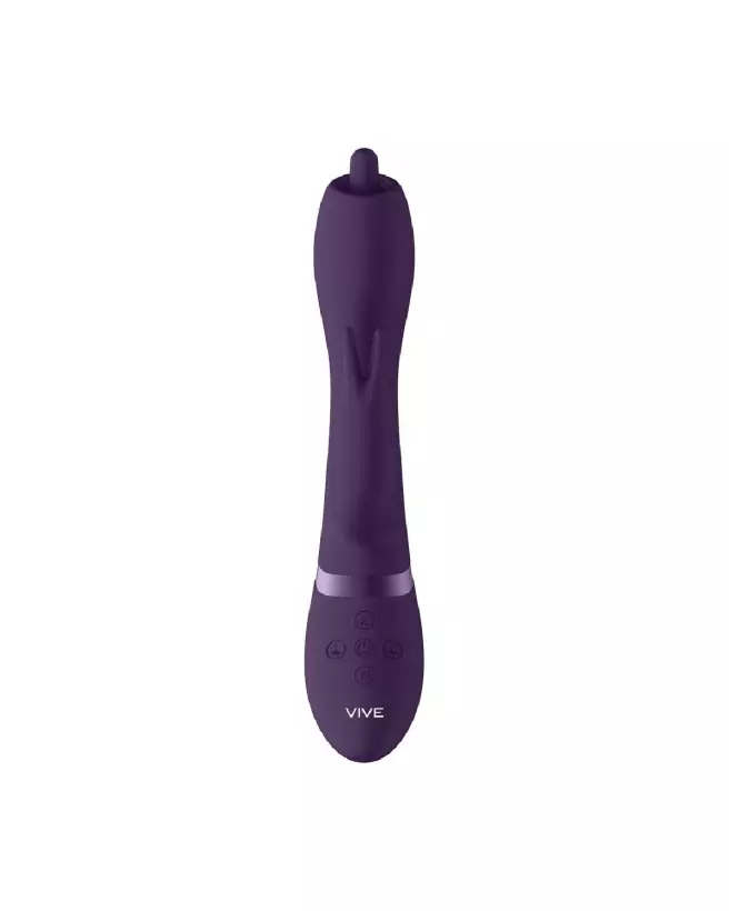 VIVE by Shots Nilo G-spot Rabbit Vibrator Purple Image-5