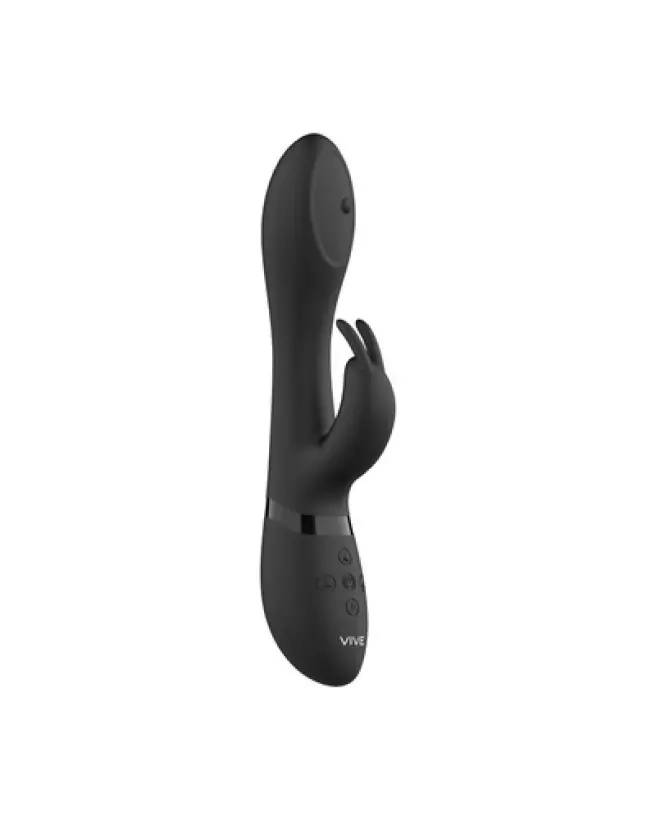 Image du vibromasseur Mira Spinning G-spot Rabbit noir de VIVE by Shots-1
