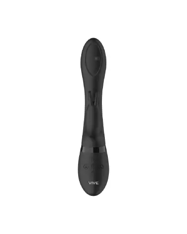 Image du vibromasseur Mira Spinning G-spot Rabbit noir de VIVE by Shots-5