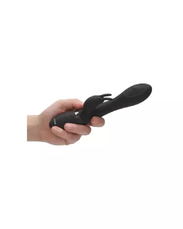 Image du vibromasseur Mira Spinning G-spot Rabbit noir de VIVE by Shots-7