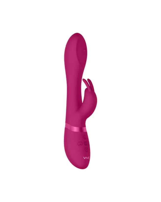 VIVE by Shots Mira Spinning G-spot Rabbit Pink Vibrator-1