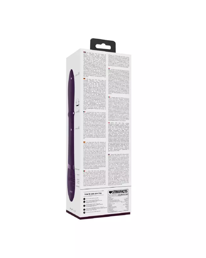 Halo Ring Rabbit Vibrator Purple par VIVE Shots, Sextoy Premium en Silicone-3