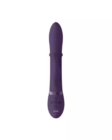 Halo Ring Rabbit Vibrator Purple par VIVE Shots, Sextoy Premium en Silicone-5