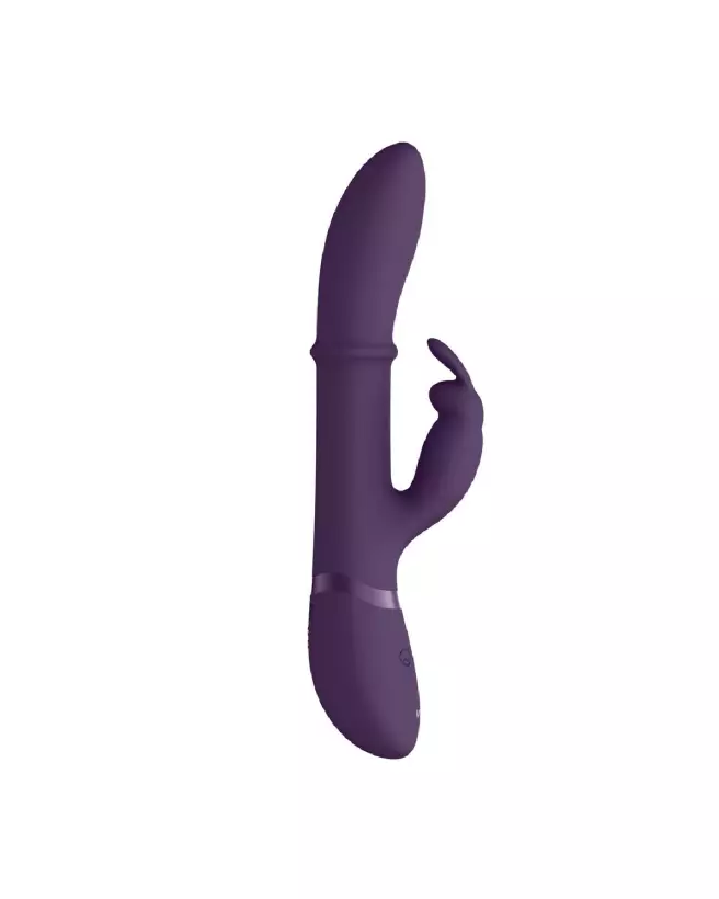 Halo Ring Rabbit Vibrator Purple par VIVE Shots, Sextoy Premium en Silicone-6