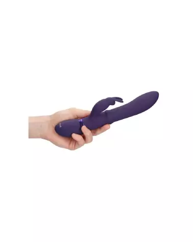 Halo Ring Rabbit Vibrator Purple par VIVE Shots, Sextoy Premium en Silicone-7