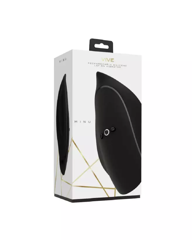 Minu Lay On Vibrator Black de VIVE by Shots pour stimulation clitoridienne-2