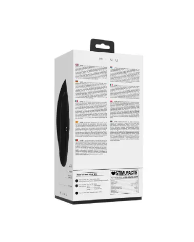 Minu Lay On Vibrator Black de VIVE by Shots pour stimulation clitoridienne-3