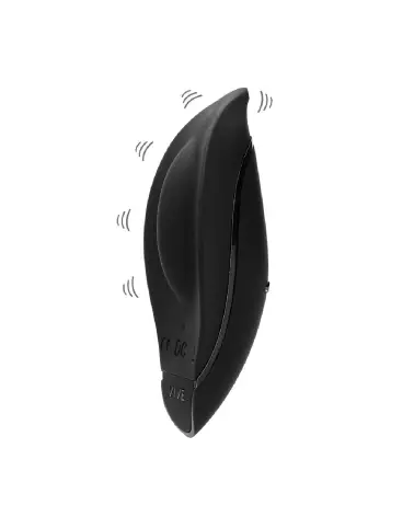 Minu Lay On Vibrator Black de VIVE by Shots pour stimulation clitoridienne-4
